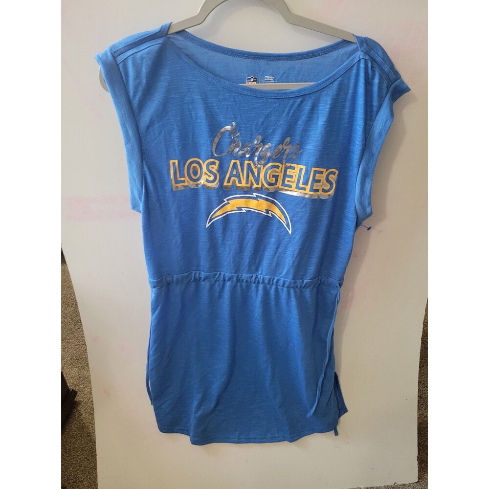 Women’s G-III 4Her Carl Banks Powder Blue Los Angeles Chargers G.O.A.T. Swims